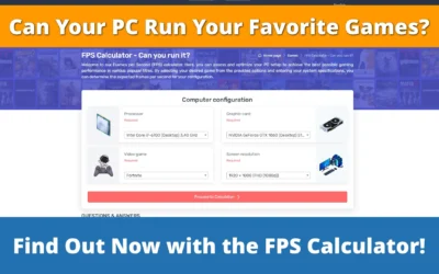 Can Your PC Run Your Favorite Games?